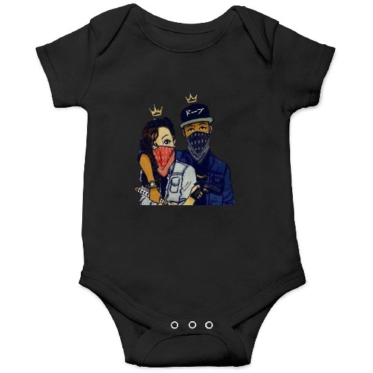 Urban Rebels Masked Duo Onesies Design