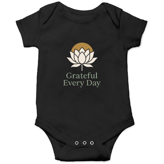 Gratitude Mindfulness Positive Affirmation Daily Onesies
