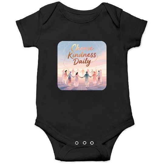 Choose Kindness Daily Inspirational Design Onesies