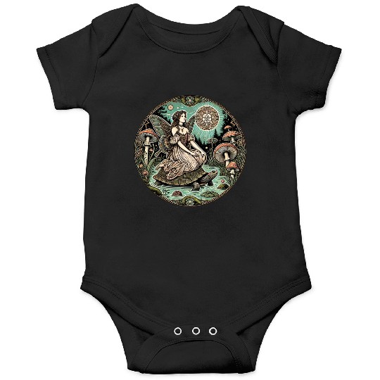 Enchanted Forest Fairy on Turtle Onesies