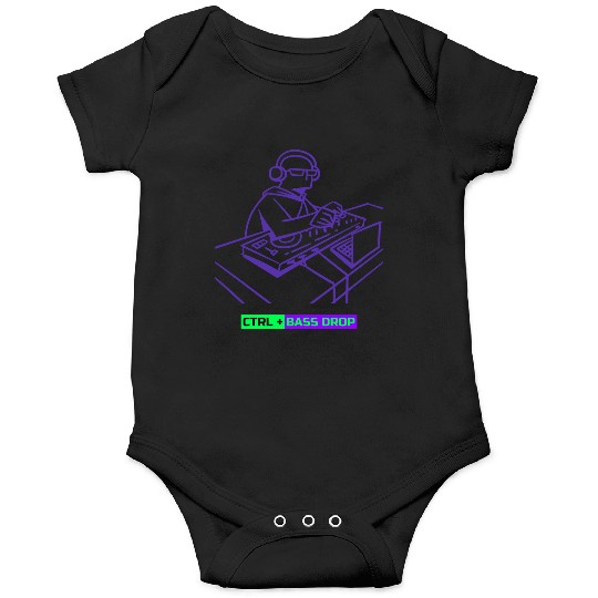 CTRL + Bass Drop DJ Software Onesies