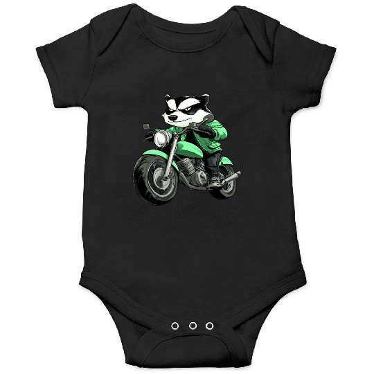Badge motorcycle Onesies