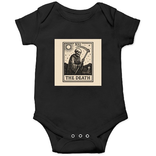 Dark Tarot The Death Illustration Onesies