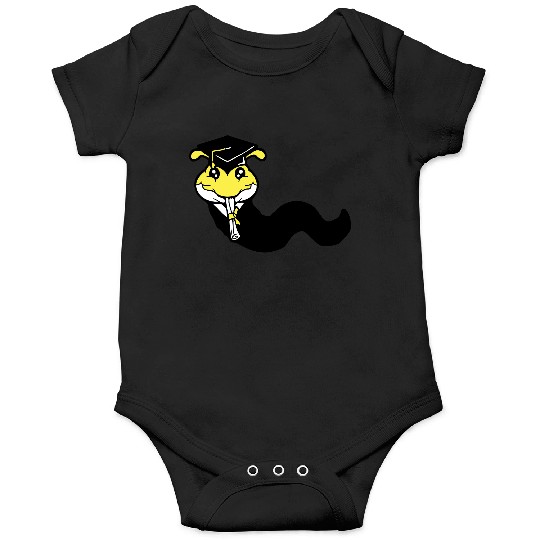 Caterpillar school graduation passed College proud Onesies