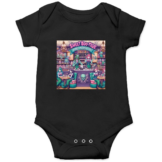Sweet Boo-Tiqe Zombie Mermaid Cafe Onesies
