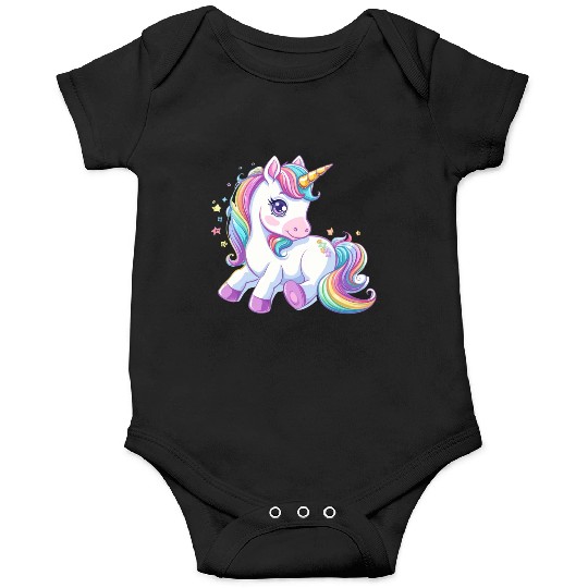Cute unicorn rainbow fantasy Onesies