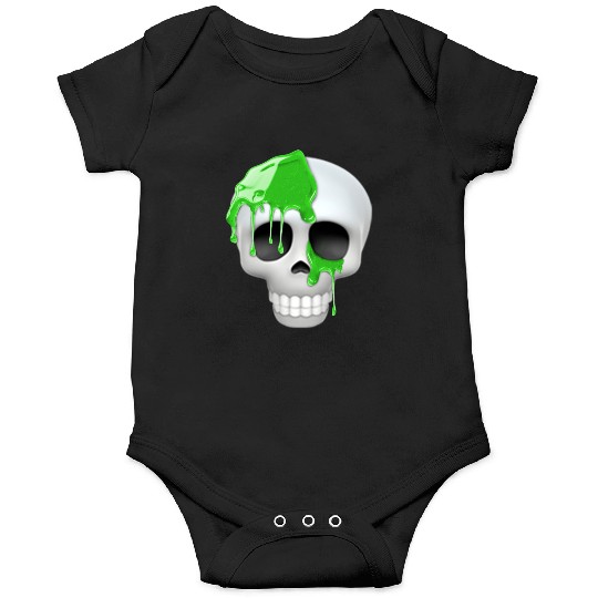 skull toxic emoticon Onesies