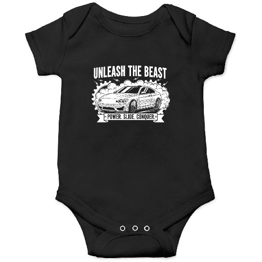 Unleash the Beast Drift Car Design Onesies