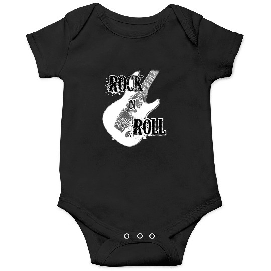 Rock and Roll Electric Guitar Design Onesies
