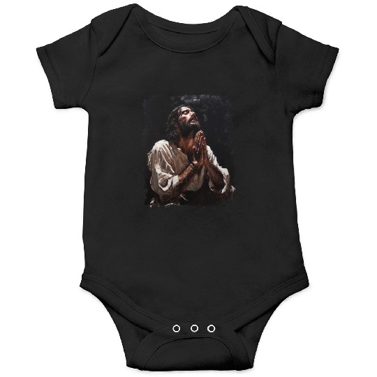 Praying Jesus Christ Christian Graphic Onesies