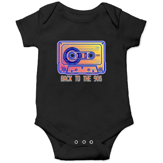 Back to the 90s Retro Cassette Tape Onesies