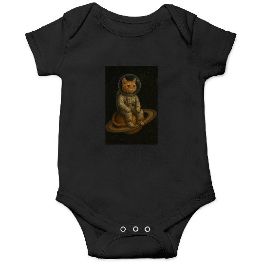 Celestial Cat in Astronaut Suit Onesies