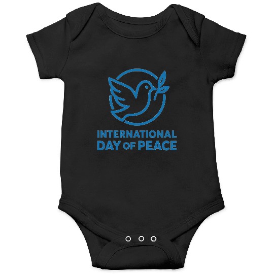 Peace Dove with Olive Branch Illustration Onesies