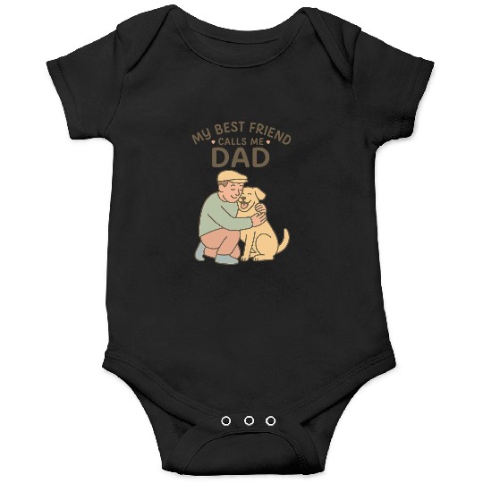 Dog Dad Pastel Hug Onesies – My Best Friend