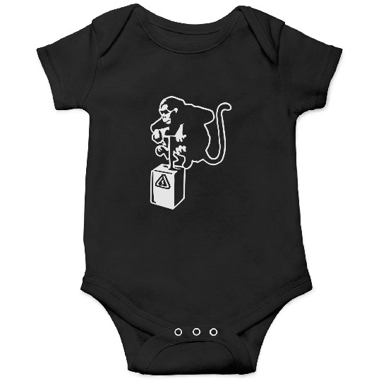 Banksy Detinator Monkey Outline Onesies