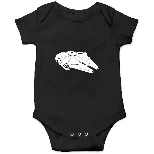 Millennium Falcon White Onesies
