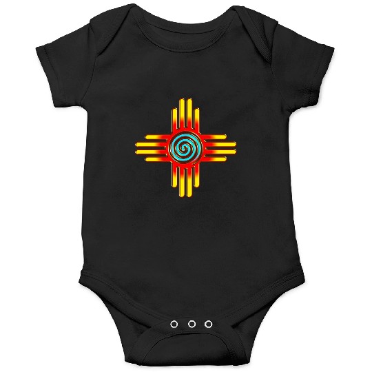 Zia Sun Spiral, Zia Pueblo, New Mexico I Onesies