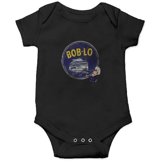 Vintage Retro Classic Cute Detroit Boblo Island Onesies