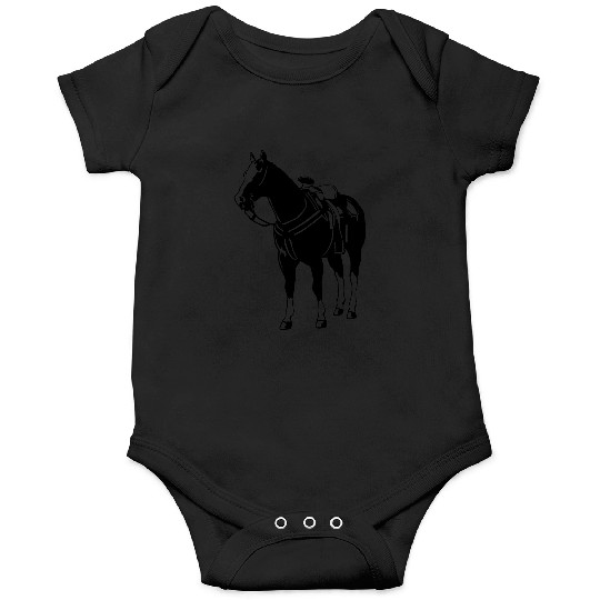 standing horse western Onesies
