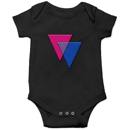 Bisexual Pride Triangles Onesies