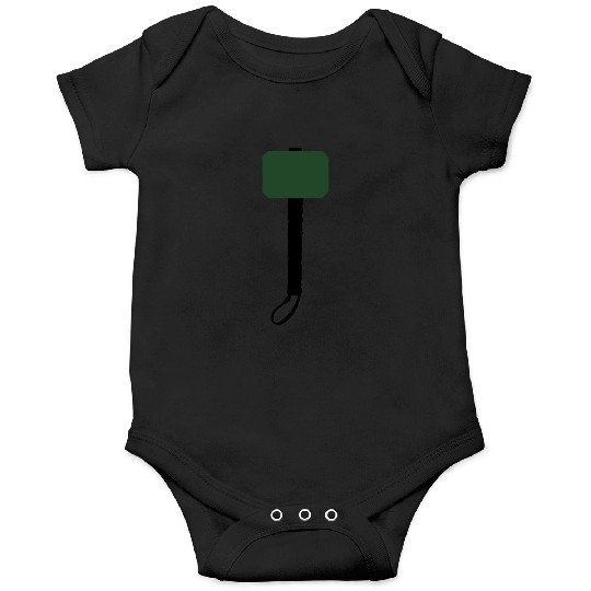 Thor Hammer Silhouette Onesies