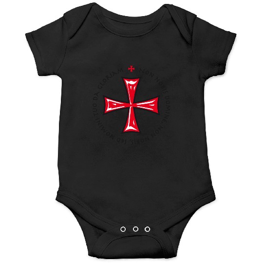 Cross Knights Templar Crusader non nobis domine Onesies