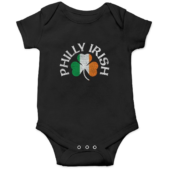 Philly Irish Shamrock Flag Apparel Onesies