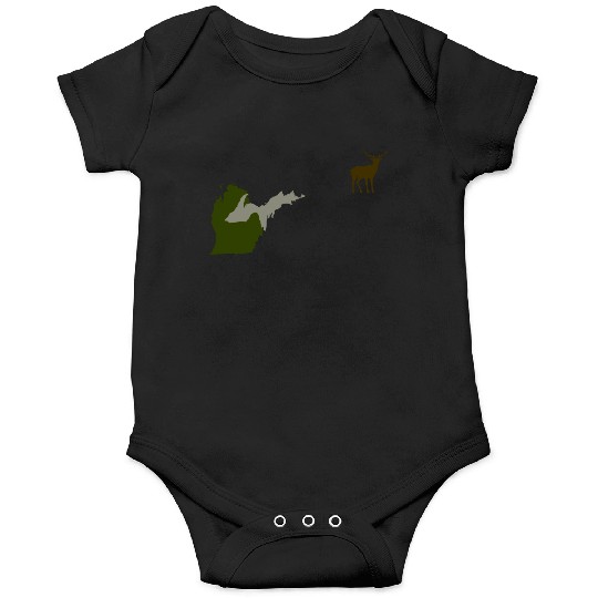 Funny Michigan Yooper Hunting Parody Deer Onesies