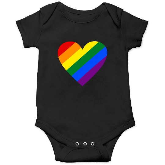 Rainbow Heart Onesies