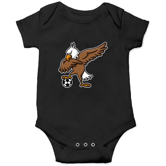 Dabbing dab American Eagle soccer football Onesies