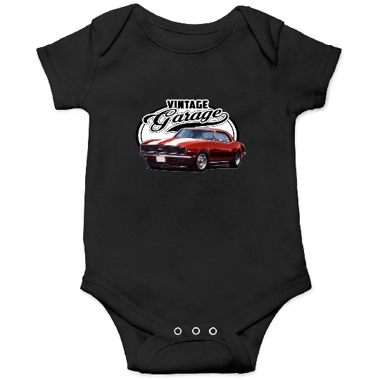 Vintage Camaro Garage Onesies