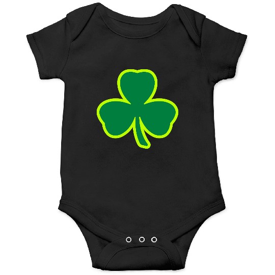Three Leaf Clover Shamrock 2 color Onesies