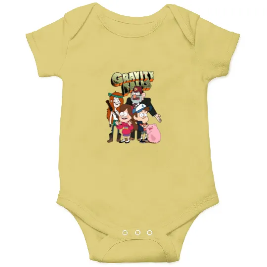 Gravity Falls Family Dynamics Onesies, Disney Gravity Falls 90s Onesies