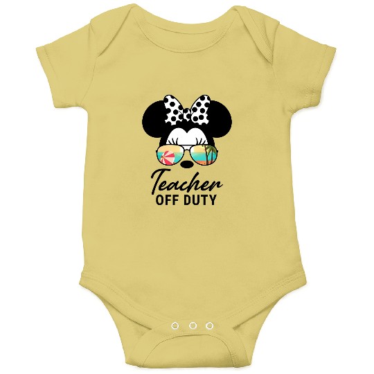 Teacher Off Duty Onesies, Disney Teacher Onesies, Last Day Of School Teacher Onesies