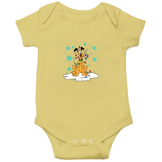 Disney Christmas Onesies, Pluto Christmas Onesies, Disney Pluto Onesies