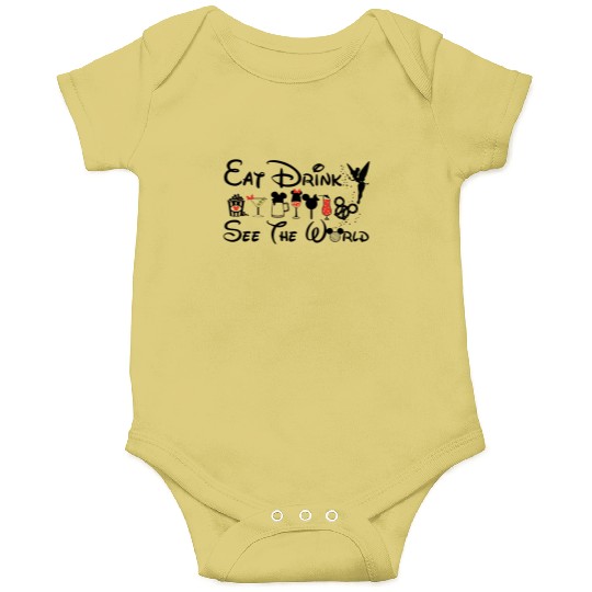 Eat Drink & See The World Disney Drinking World Tour 2022 Onesies