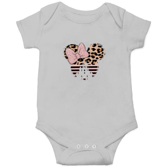 Personalized Minnie castle Onesies, Disneyworld Onesies, Leopard cheetah print Onesies