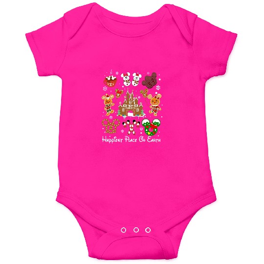 Disney Gingerbread Onesies, Disneyland Christmas Onesies
