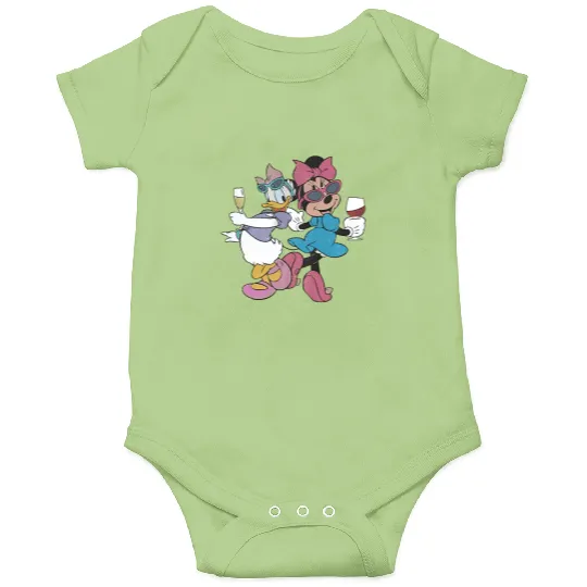 Epcot Minnie and Daisy, Disney Epcot Onesies, Drink Around the World Onesies