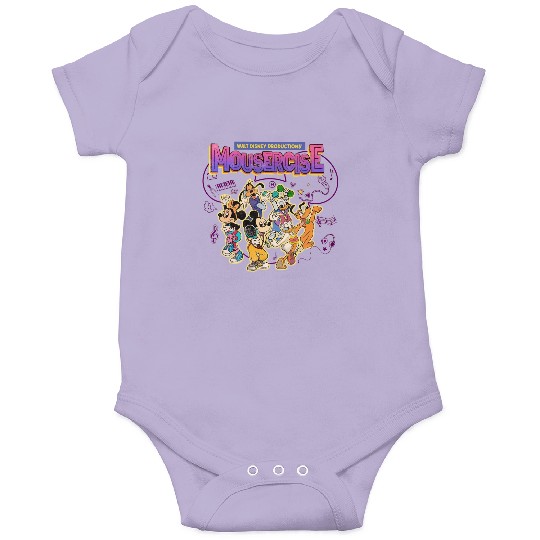 Mousercise Onesies, Vintage Disney Onesies