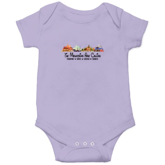 Disney The Mountains Are Calling Onesies, Disney Thunder Space Splash Everest Onesies