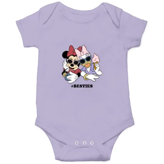 Retro Minnie and Daisy Onesies, Disney Bestie Onesies, Minnie Mouse Onesies, Disney Girl Trip, Disney Matching Onesies