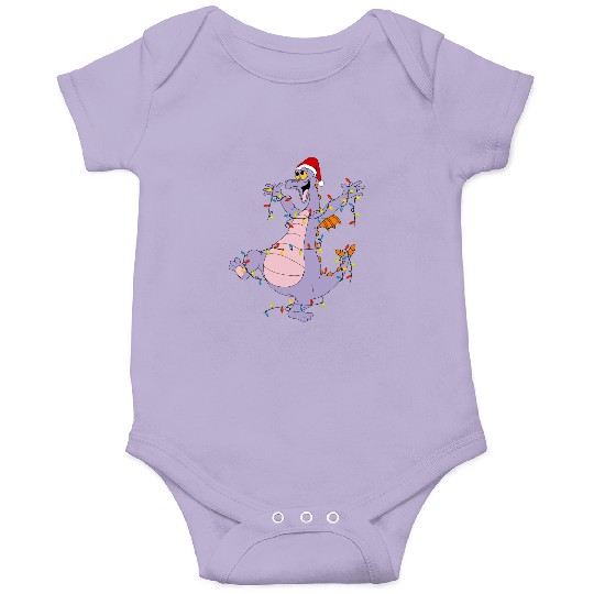 Disney Figment Christmas Lights Onesies, Vintage Figment Epcot Center 90's Style Onesies