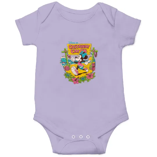 Disney Cruise Castaway Cay Onesies, Minnie Castaway Cay Onesies