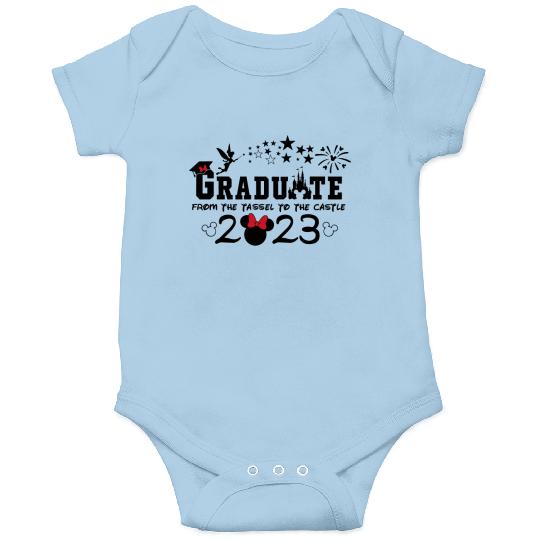 Custom Disney Theme Graduate 2023 Onesies, Graduation From The Tassel To The Castle Onesies