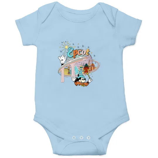 Disney Epcot Onesies, Vintage Epcot 1982 Onesies