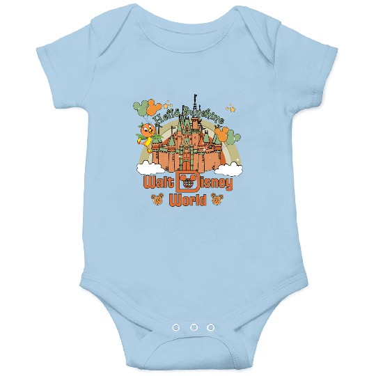 Orange Bird Tank, Disney Epcot Flower Tank, Orange Bird Onesies