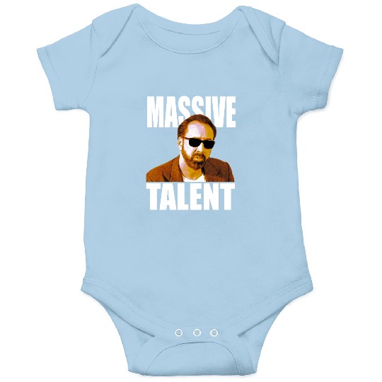 Nicolas Cage Massive Talent Onesies
