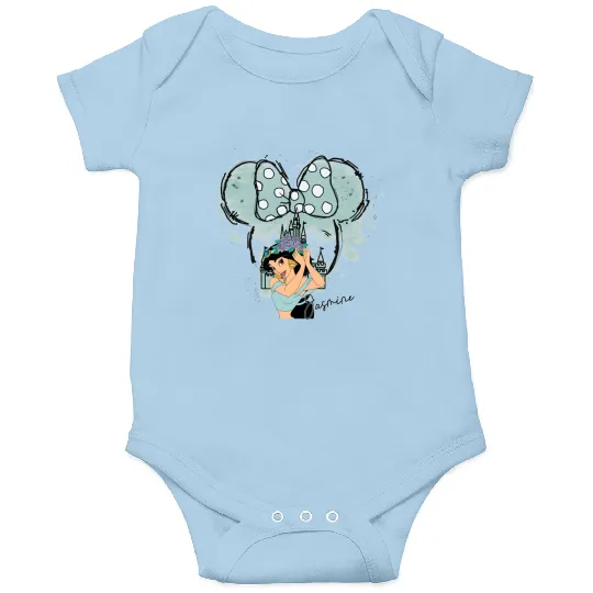Jasmine Princess Onesies, Princess Jasmine, Disney Jasmine Princess, Watercolor Disney Princess Onesies