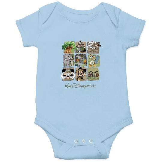 Disney Animal Kingdom Onesies, Vintage Animal Kingdom Onesies, Mickey Safari Onesies